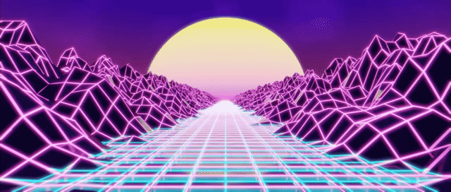 Vaporwave Runway Loop